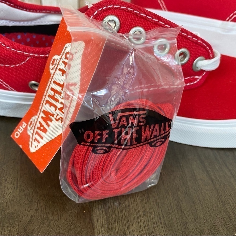 Vans Chima Ferguson Pro Skate Shoe Racing Red‎  Size 8 Women - Picture 10 of 14